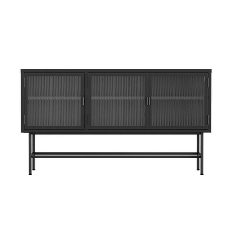 Buffet in metallo e vetro 3 ante 120 cm