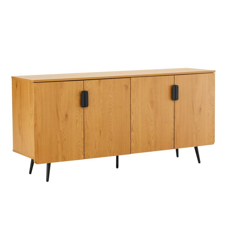 Buffet effetto legno 4 ante 160 cm