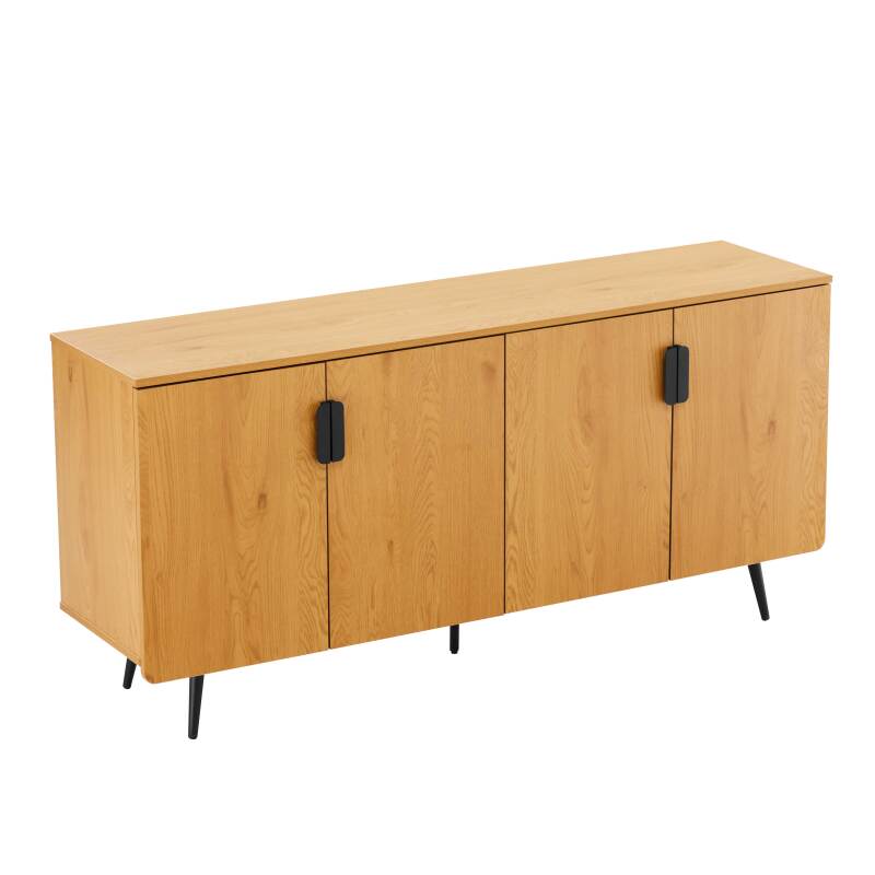Buffet effetto legno 4 ante 160 cm