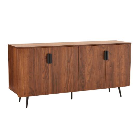 Buffet effetto legno 4 ante 160 cm | Oviala
