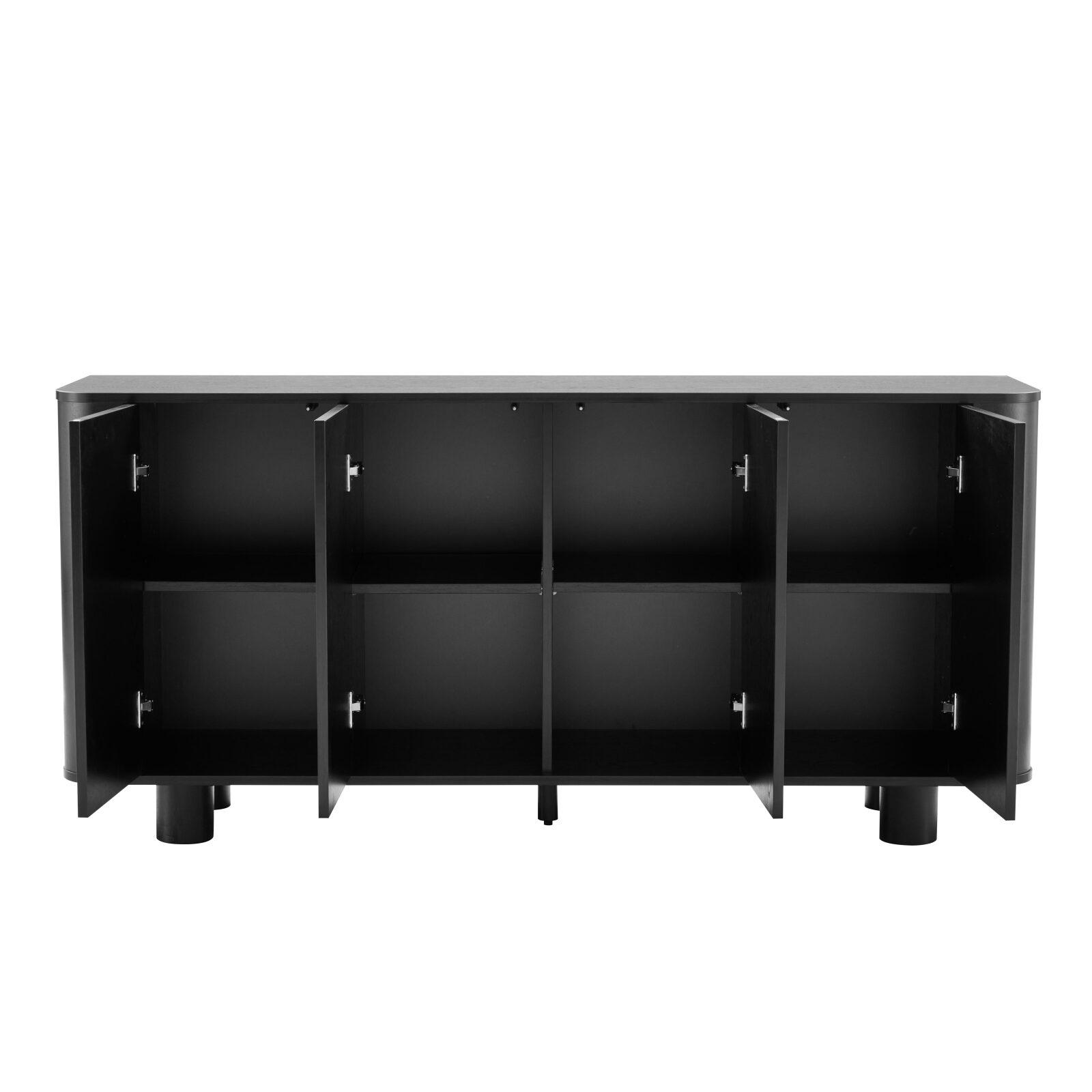 Buffet effetto legno 4 ante 160 cm