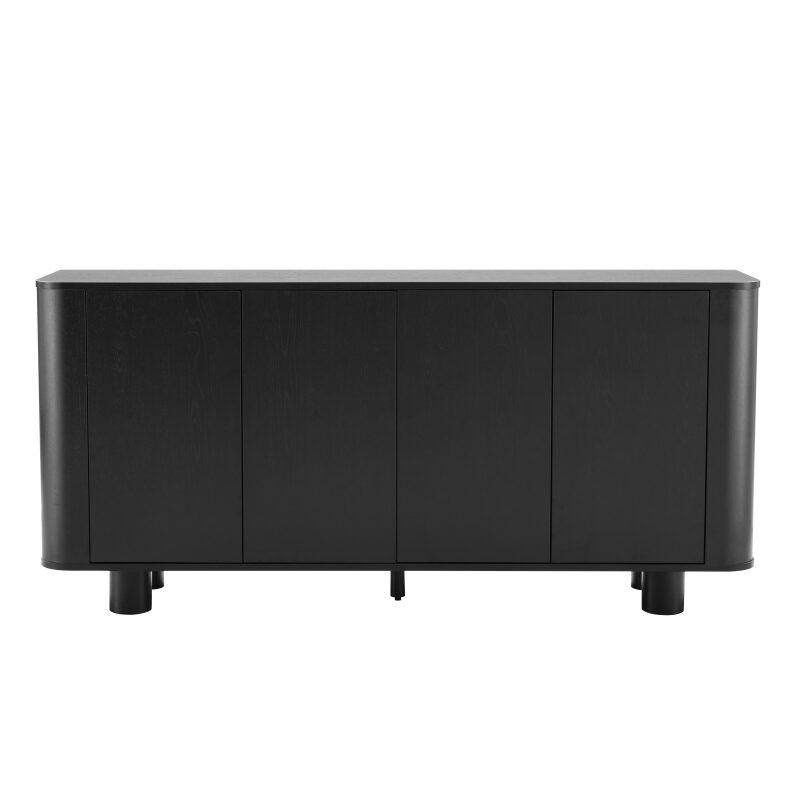 Buffet effetto legno 4 ante 160 cm (4/7)