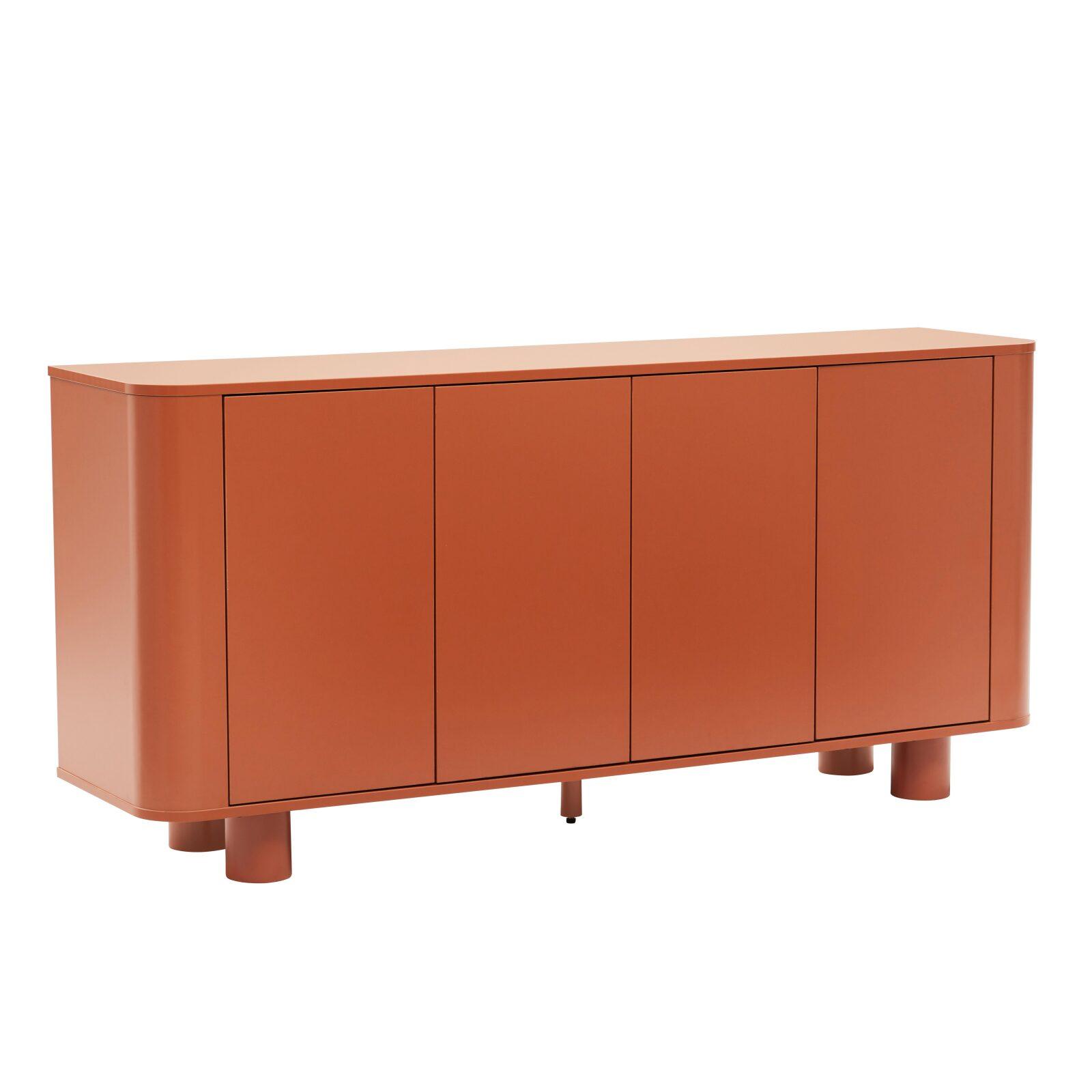 Buffet arancione 4 ante 160 cm