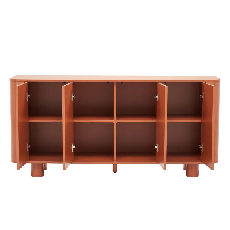 Buffet arancione 4 ante 160 cm