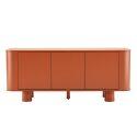 Mobile TV arancione 120 cm stile scandinavo