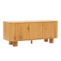 Mobile TV effetto legno 120 cm stile scandinavo