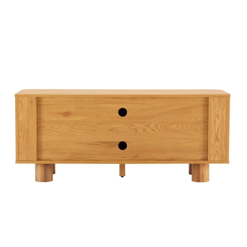 Mobile TV effetto legno 120 cm stile scandinavo (6/8)