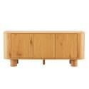 Mobile TV effetto legno 120 cm stile scandinavo