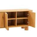 Mobile TV effetto legno 120 cm stile scandinavo