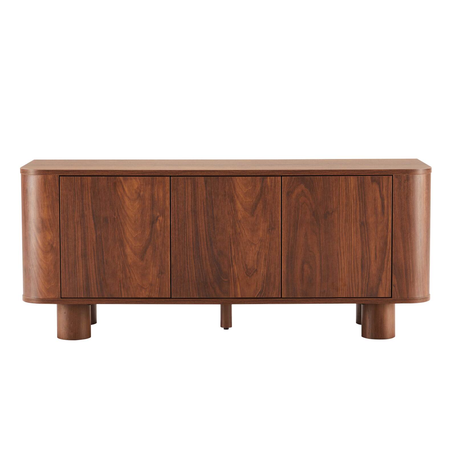 Mobile TV effetto legno 120 cm stile scandinavo