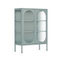 Buffet in metallo e vetro 2 ante 80 cm
