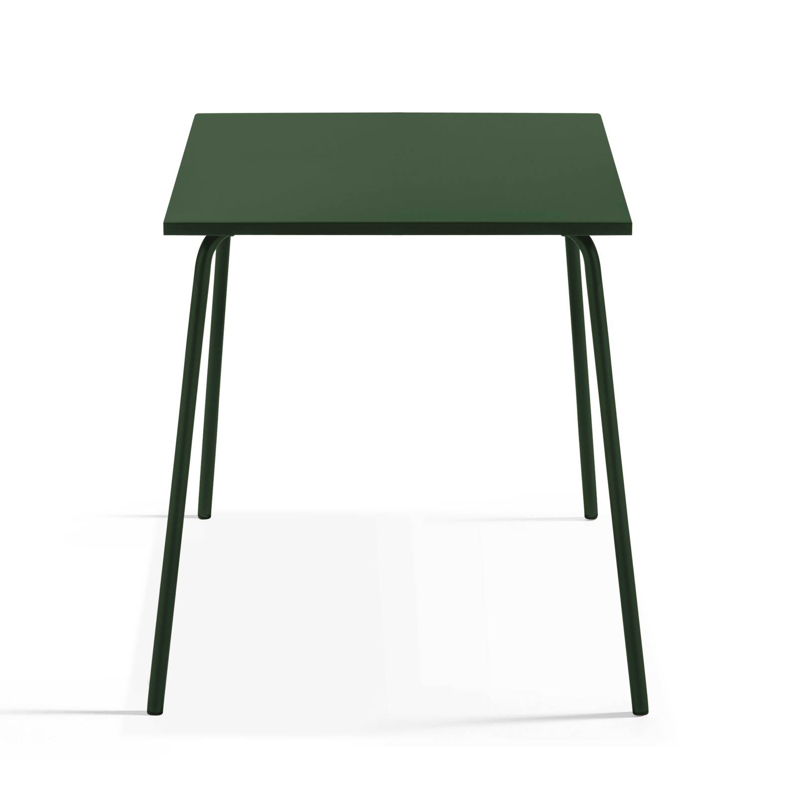 Tavolo da giardino quadrato in metallo per 4 persone 70x70 cm