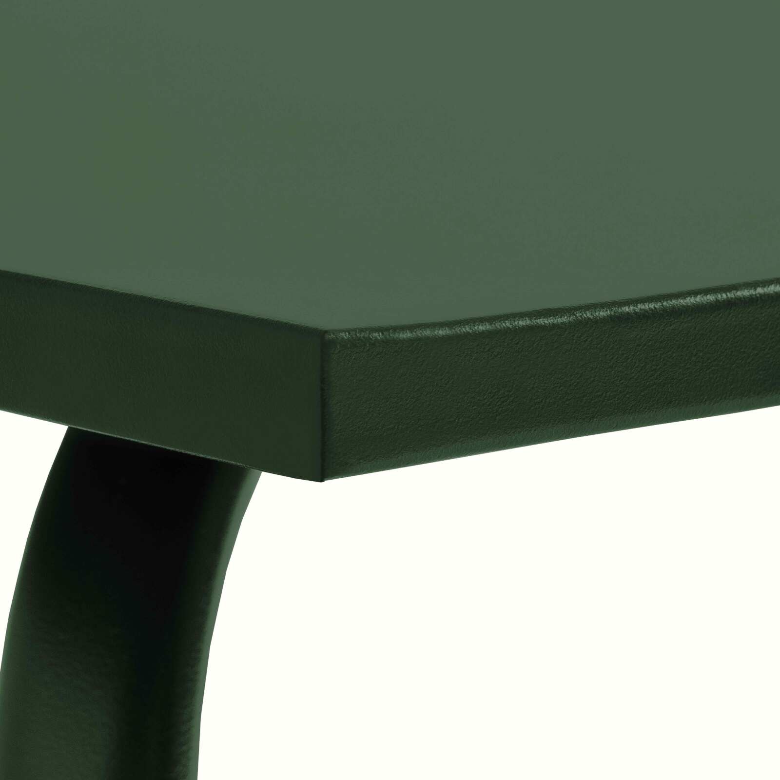 Tavolo da giardino quadrato in metallo per 4 persone 70x70 cm