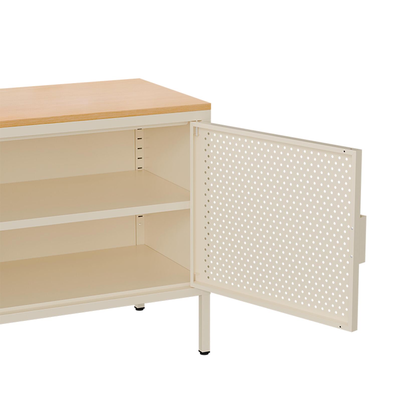 Buffet in metallo, 2 ante, 100 cm