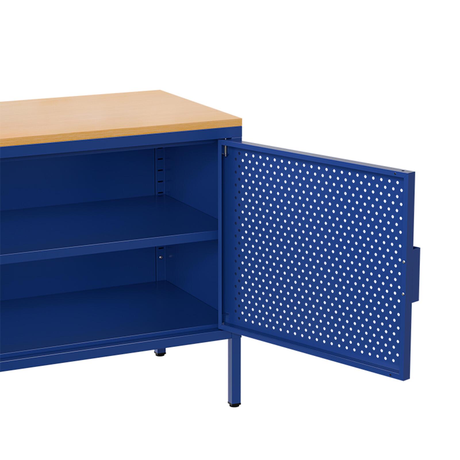 Buffet in metallo, 2 ante, 100 cm