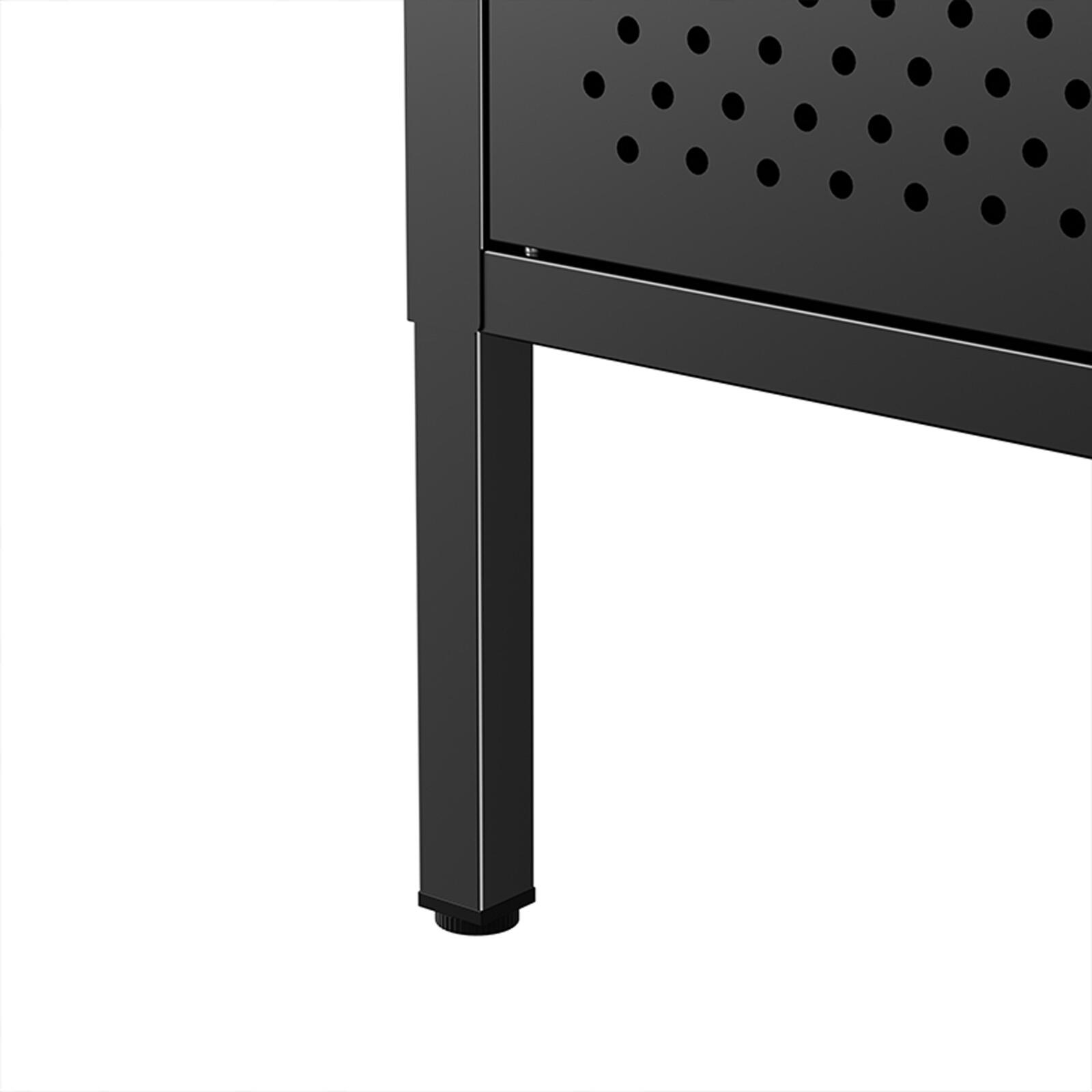 Buffet in metallo, 2 ante, 100 cm