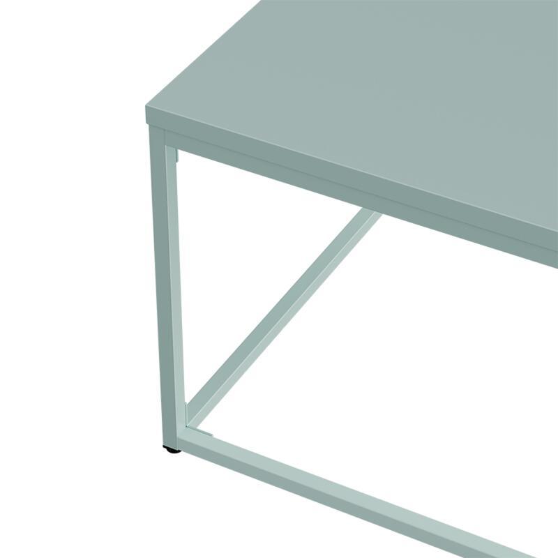 Tavolino da salotto in metallo quadrato 120x40 cm (5/8)