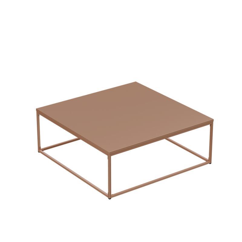 Tavolino da salotto in metallo quadrato 120x40 cm (4/8)