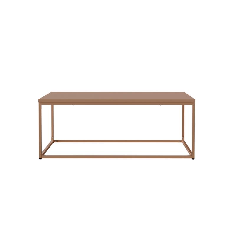 Tavolino da salotto in metallo quadrato 120x40 cm (3/8)