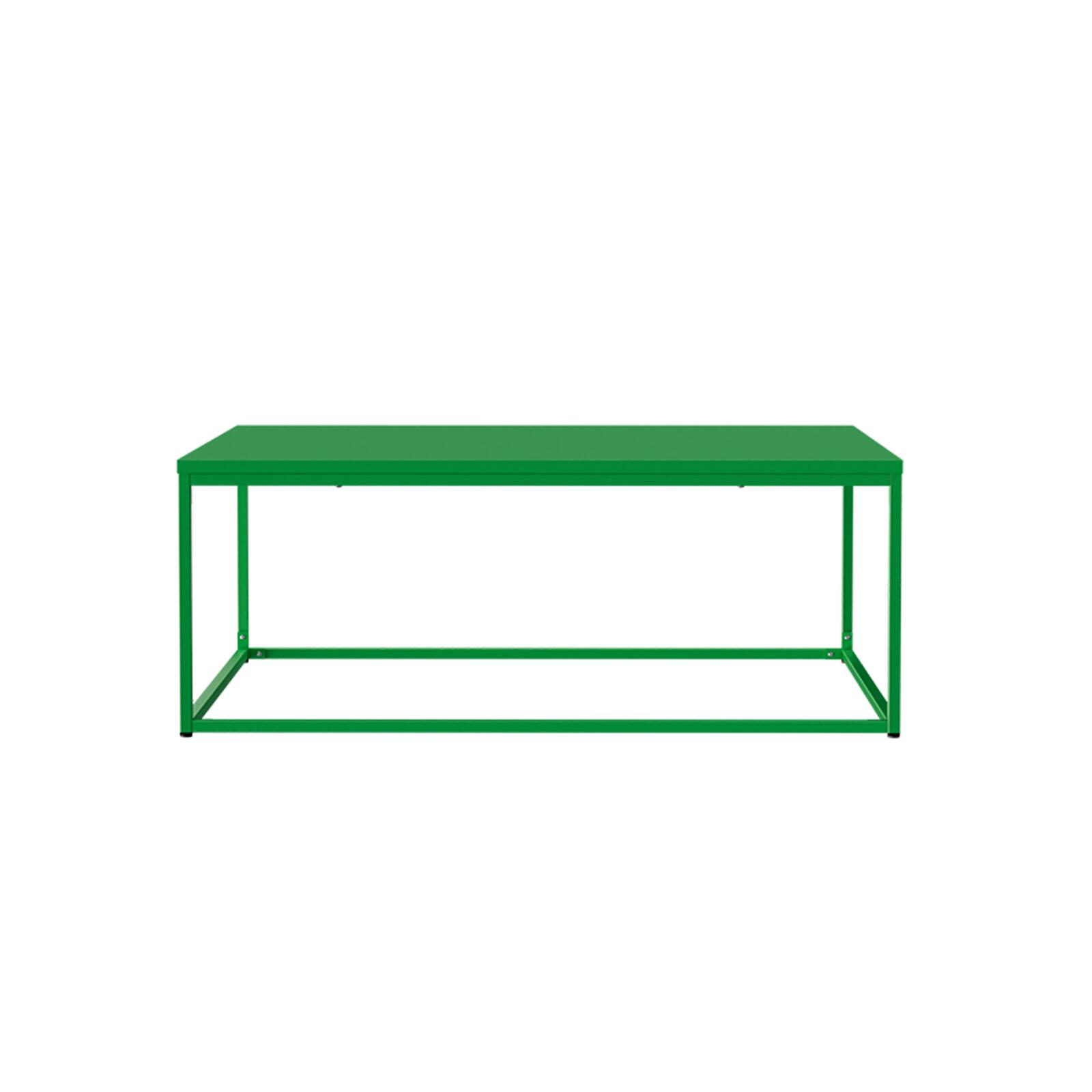 Tavolino da salotto in metallo quadrato 120x40 cm