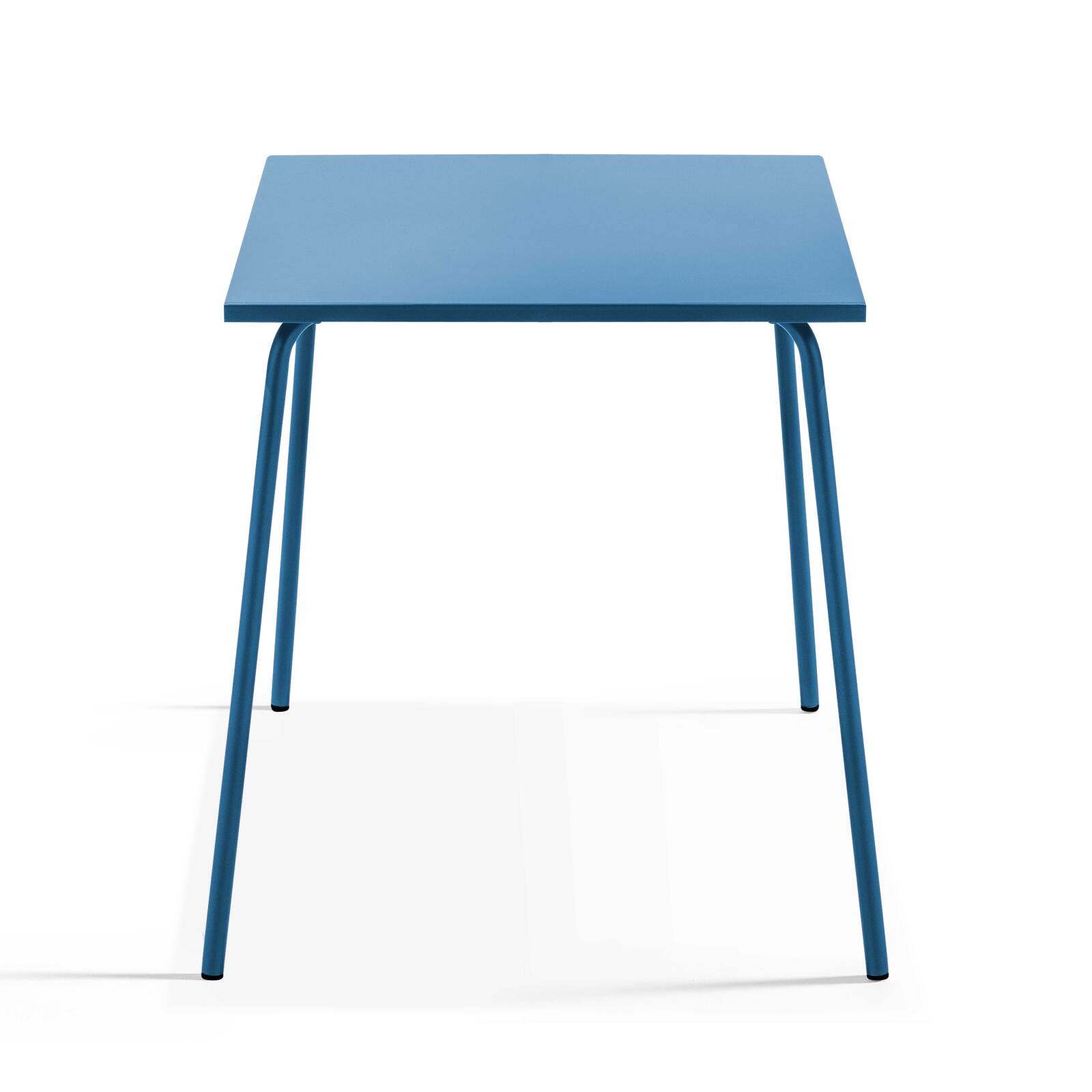 Set tavolo quadrato (70 x 70 x 72 cm) e 4 sedie con braccioli