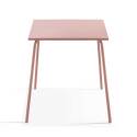Tavolo da giardino bistrot quadrato in metallo 70x70 cm e 2 sedie