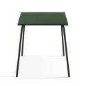 Tavolo da giardino quadrato in metallo 70x70 cm e 4 sedie