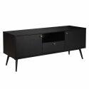 Mobile TV effetto legno chiaro e bianco da 150 cm scandinavo