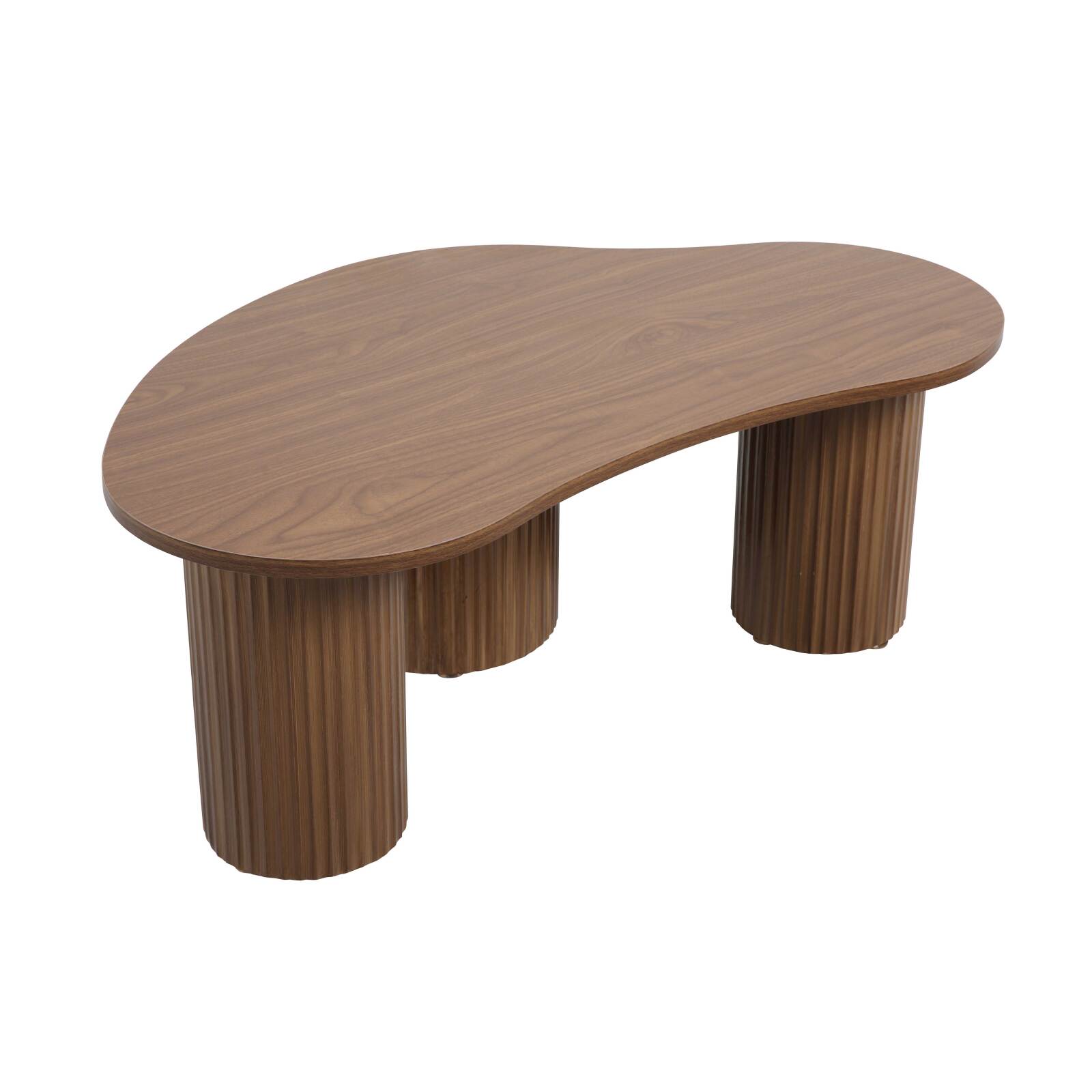 Tavolino da salotto di design forma organica 100x60 cm