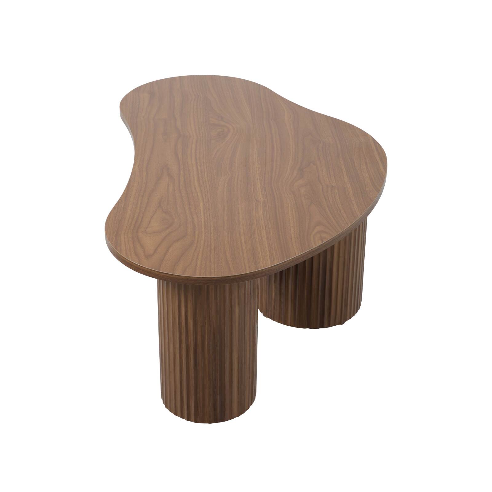 Tavolini estraibili di design forma organica 42x70 cm e 60x100 cm