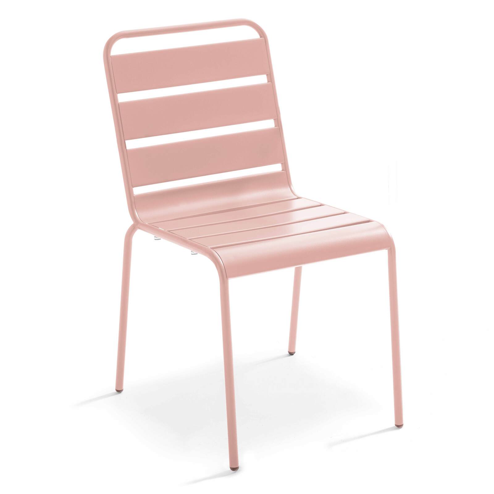 Tavolo da giardino bistrot quadrato in metallo 70x70 cm e 2 sedie