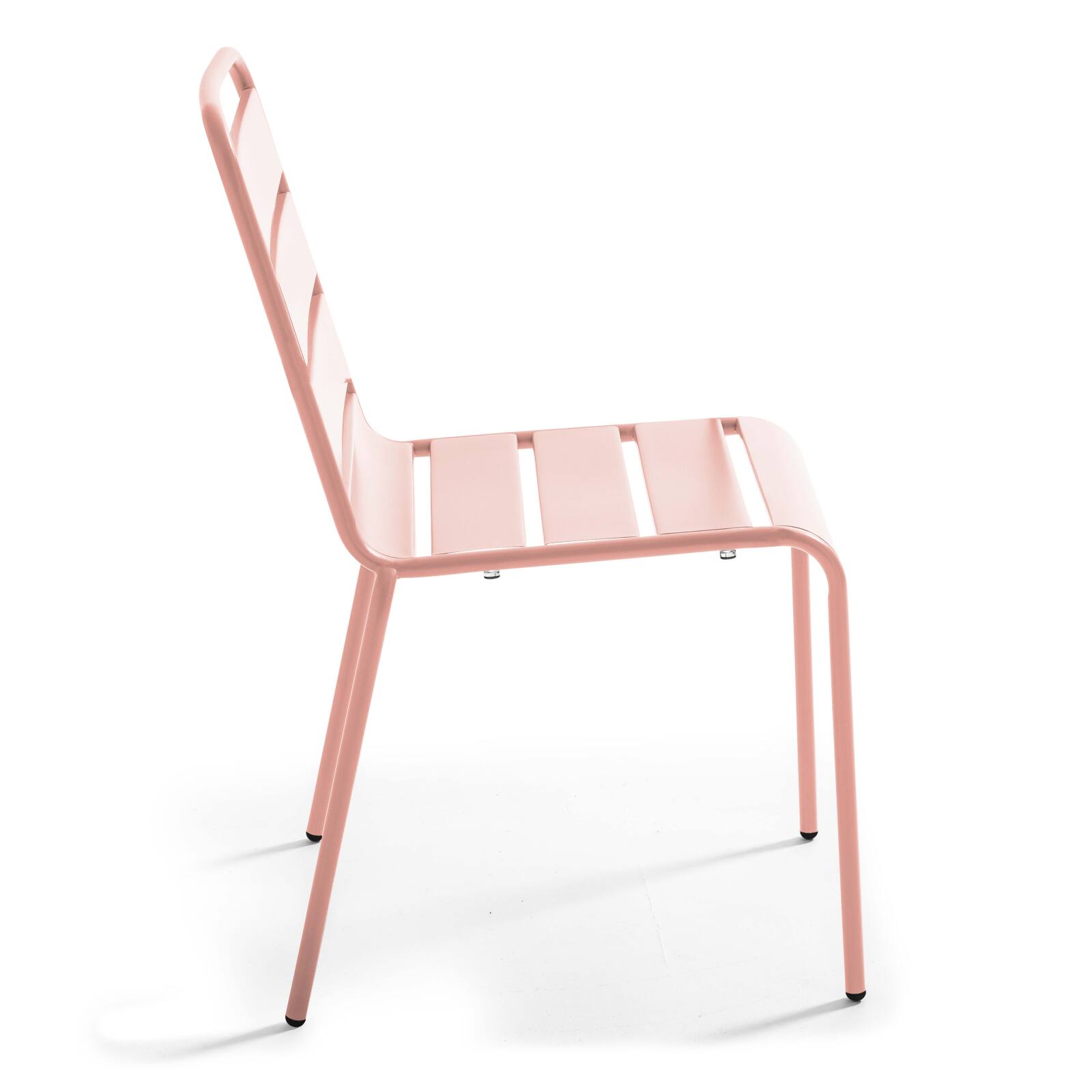 Tavolo da giardino bistrot quadrato in metallo 70x70 cm e 2 sedie