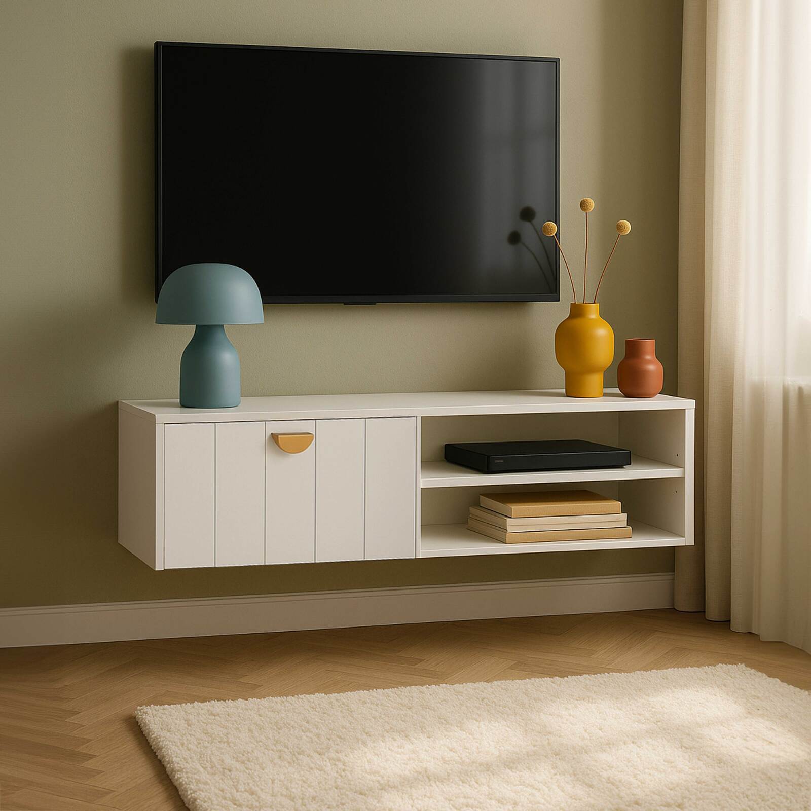 Mobile TV sospeso 120 cm stile bohemian