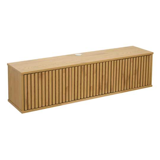 Mobile TV sospeso effetto legno chario 120 cm stile scandinavo