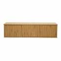 Mobile TV sospeso effetto legno chario 120 cm stile scandinavo