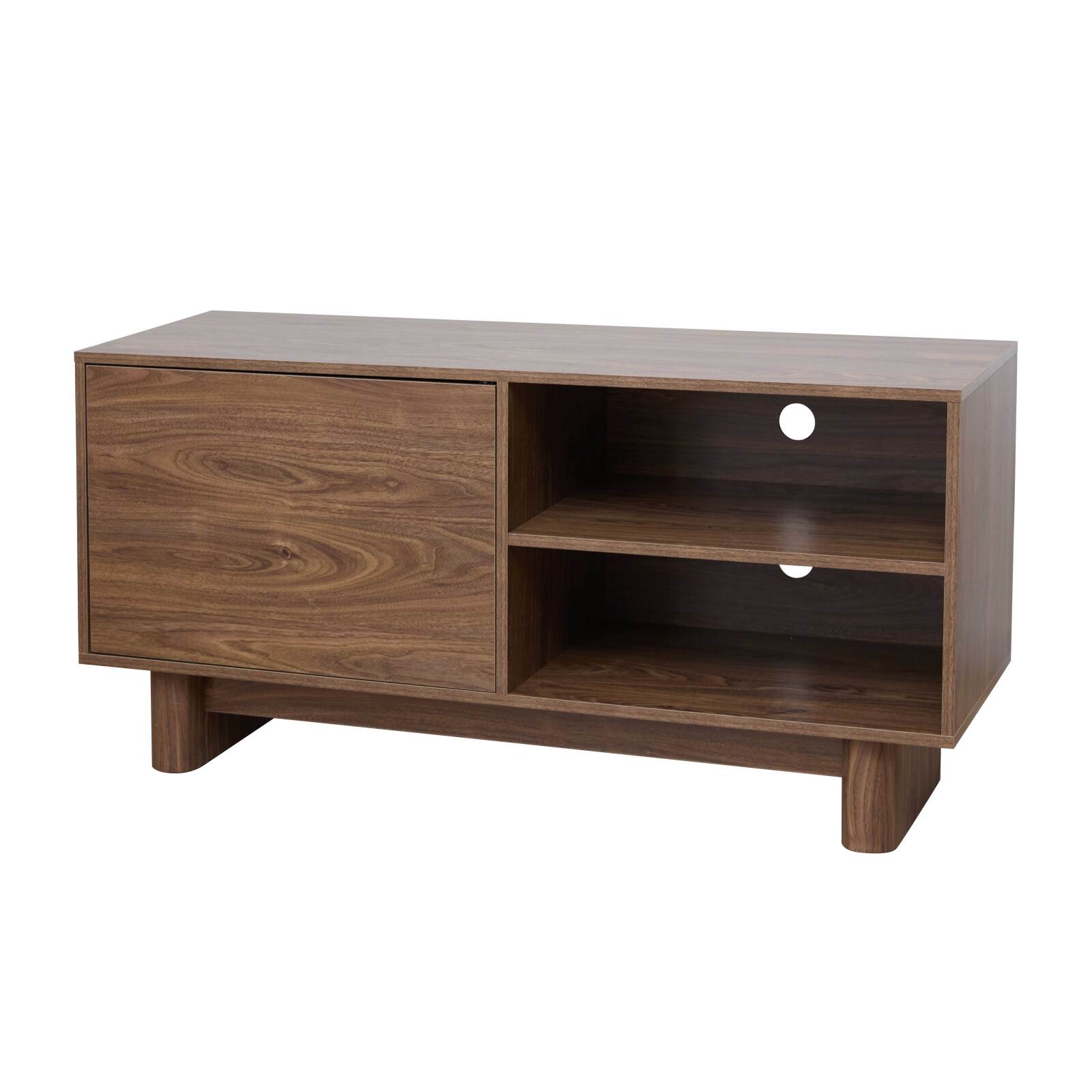 Mobile TV effetto legno 120 cm stile scandinavo