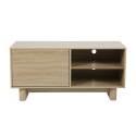 Mobile TV effetto legno 120 cm stile scandinavo