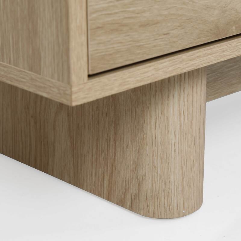 Mobile TV effetto legno 120 cm stile scandinavo (3/6)