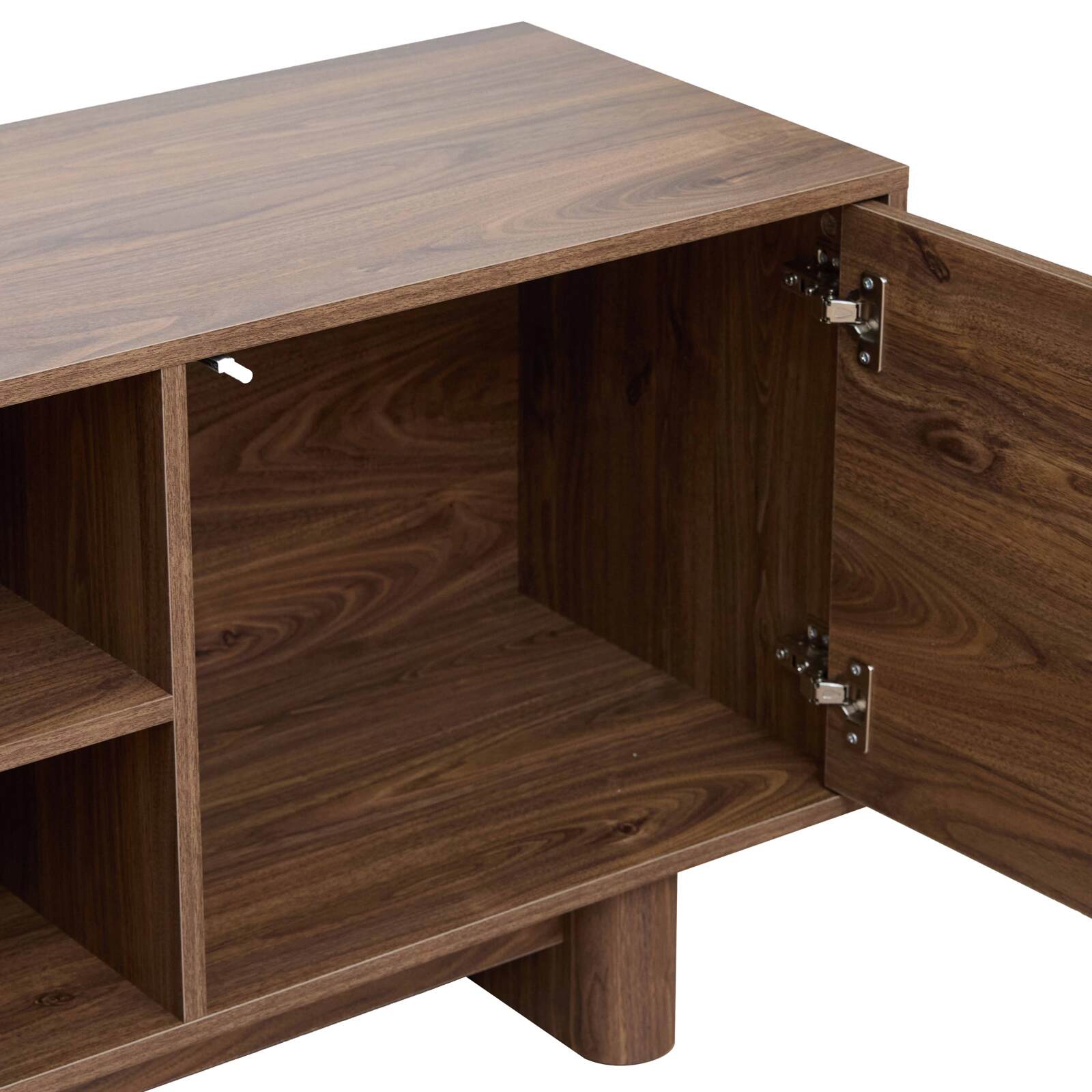 Mobile TV effetto legno 120 cm stile scandinavo