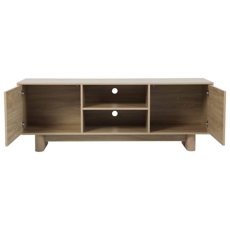 Mobile TV effetto legno 160 cm stile scandinavo
