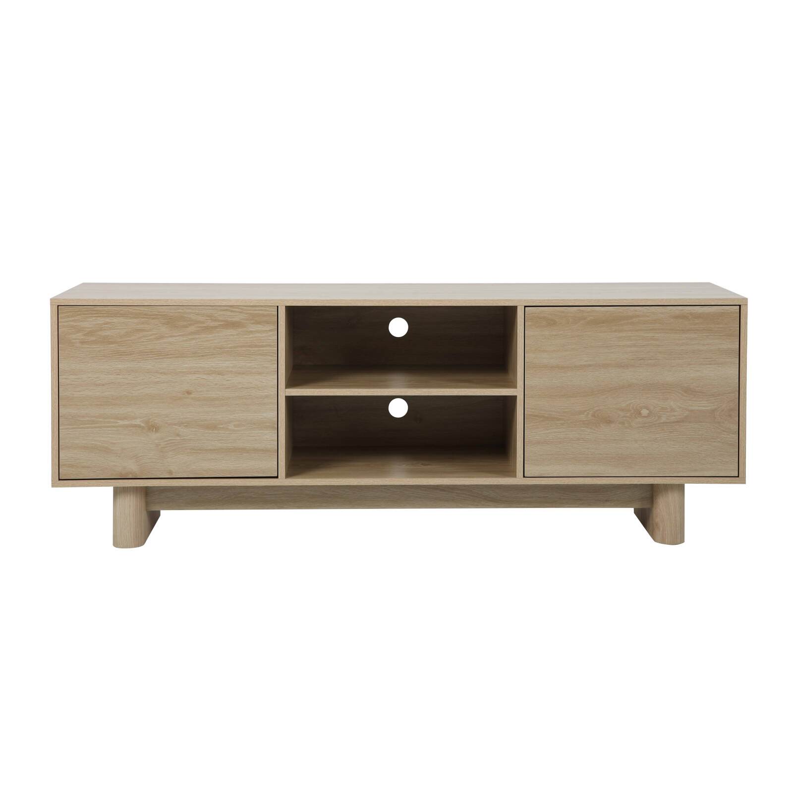 Mobile TV effetto legno 160 cm stile scandinavo