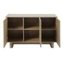 Buffet scandinavo effetto legno 3 ante 120 cm