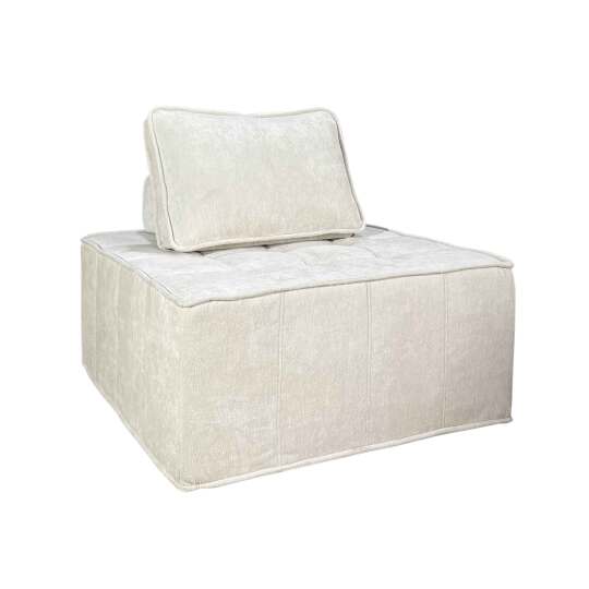 Poltrona in tessuto con cuscino | Oviala
