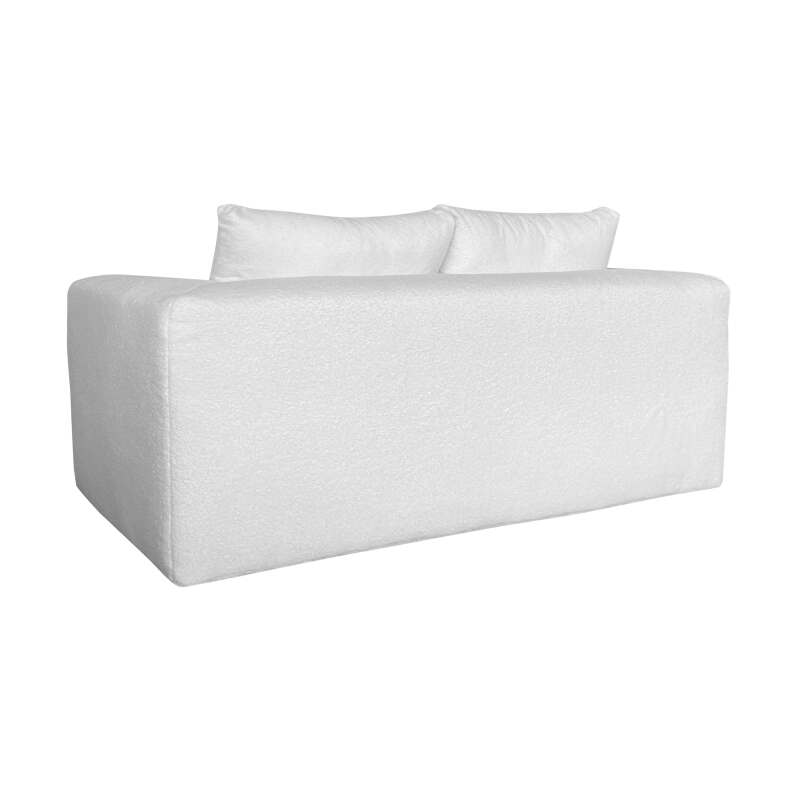 Divano 2 posti in tessuto spugna con cuscini (2/5)