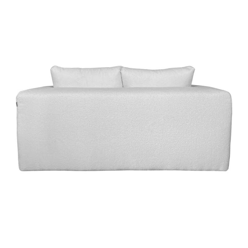 Divano 2 posti in tessuto spugna con cuscini (4/5)