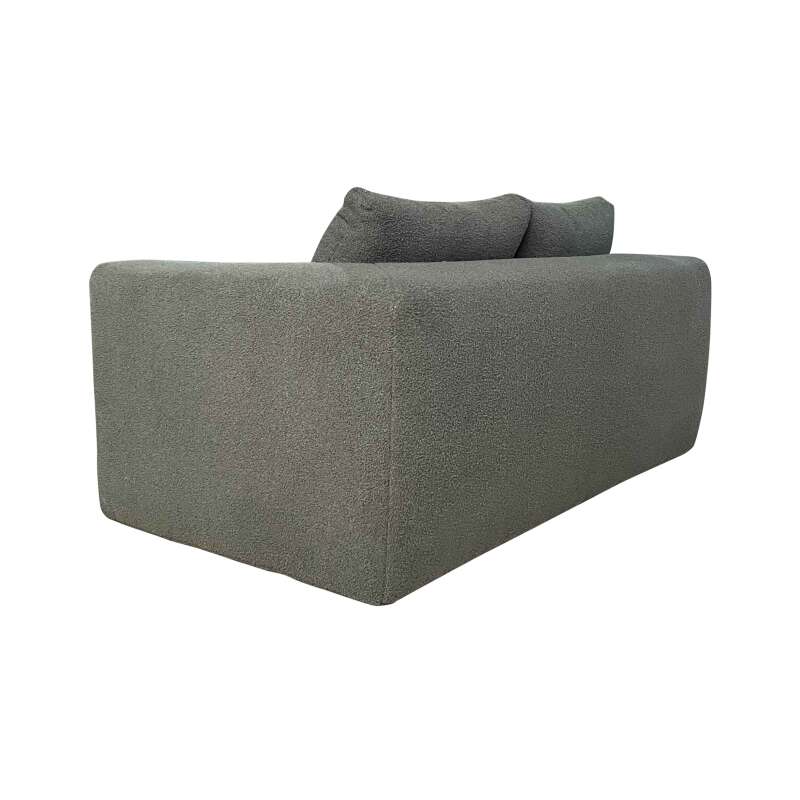 Divano 2 posti in tessuto spugna con cuscini (2/5)