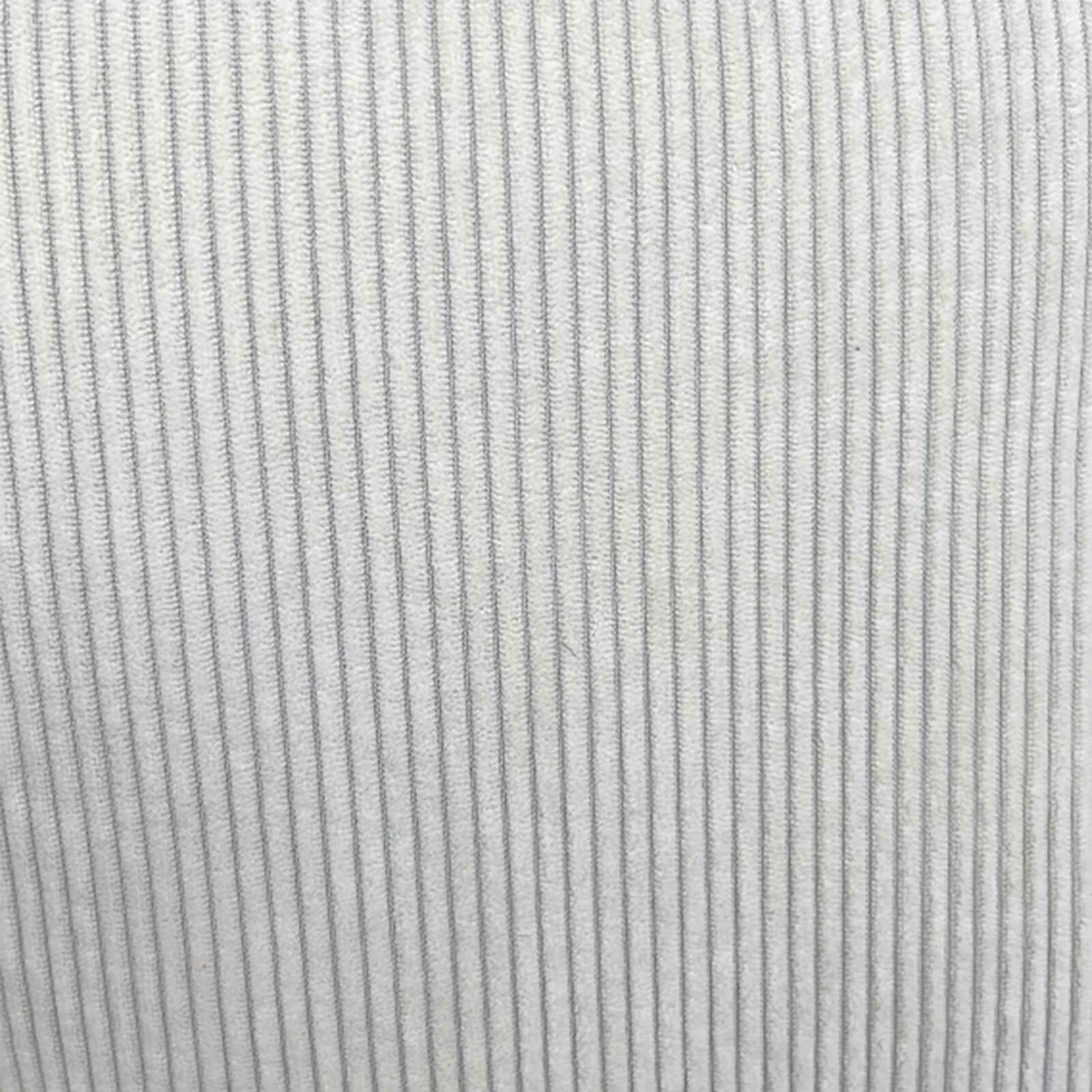 Divano 2 posti in tessuto a coste con cuscini