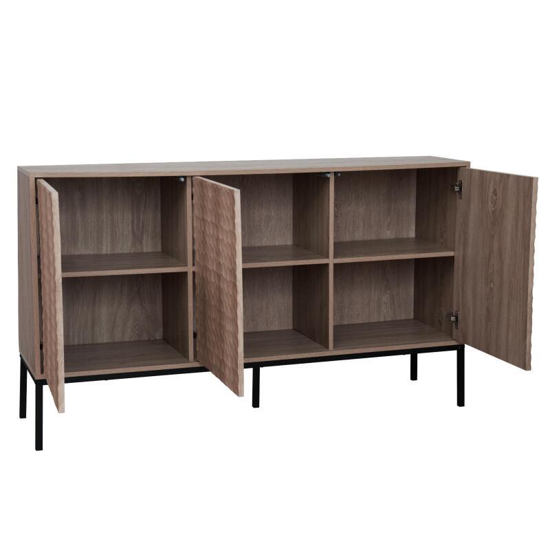 Buffet effetto legno 3 ante 147 cm