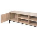 Mobile TV in effetto legno 200 cm stile scandinavo