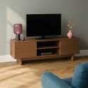 Mobile TV effetto legno 160 cm stile scandinavo